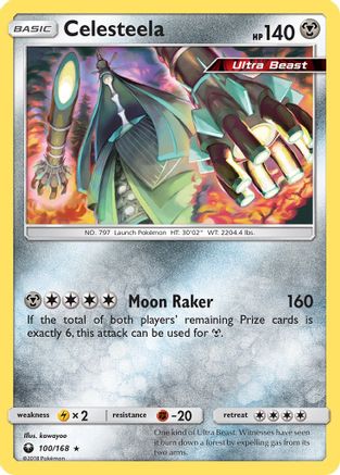 Celesteela 100 - Reverse Holofoil SM Celestial Storm - Holo Rare