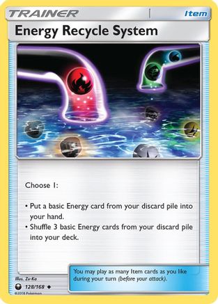 Energy Recycle System 128/168 - Reverse Holofoil SM Celestial Storm - Uncommon