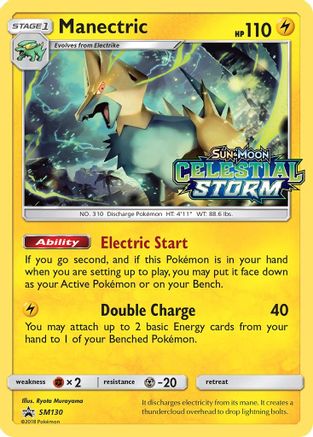 Manectric (Prerelease) SM130 - Holofoil SM Promos - Promo