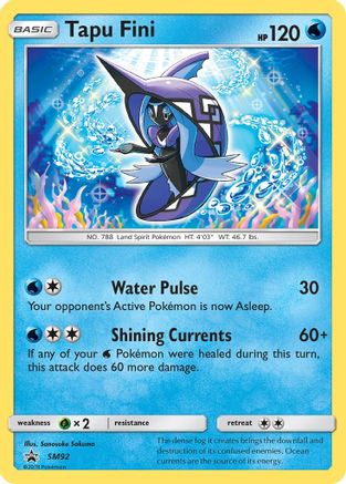 Tapu Fini SM92 - Holofoil SM Promos - Promo