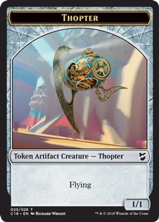 Thopter (025) // Servo Double-Sided Token (C18-25 // 24) - Commander 2018