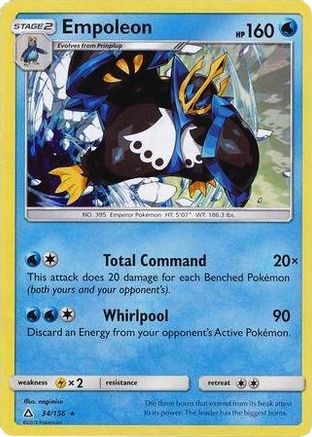 Empoleon (Cracked Ice Holo) 034/156 - Holofoil Deck Exclusives - Rare