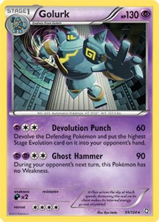 Golurk (EX Dragons Exalted) 059/124 Deck Exclusives - Rare
