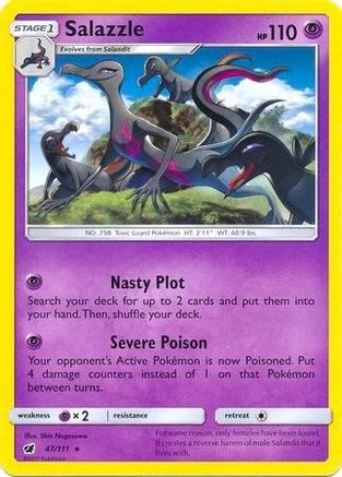 Salazzle (SM Crimson Invasion) 047/111 Deck Exclusives - Rare
