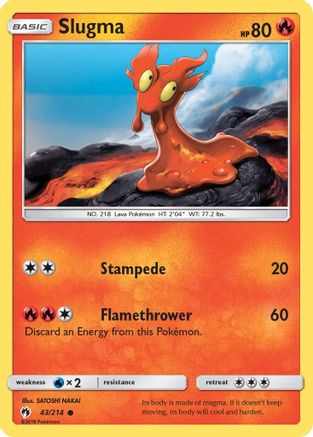 Slugma 043/214 SM Lost Thunder - Common