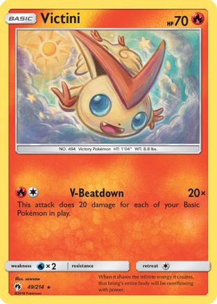 Victini 049/214 SM Lost Thunder - Rare