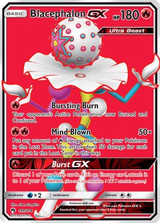 Blacephalon GX (Full Art) 199 - Holofoil SM Lost Thunder - Ultra Rare
