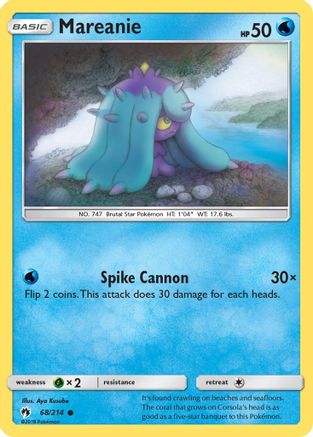 Mareanie (68) (68) 068 SM Lost Thunder - Common