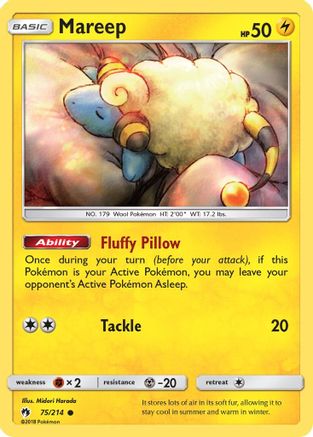 Mareep (75) (75) 075/214 SM Lost Thunder - Common