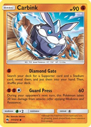 Carbink (117) (117) 117 - Reverse Holofoil SM Lost Thunder - Common