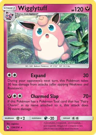 Wigglytuff 134/214 SM Lost Thunder - Rare