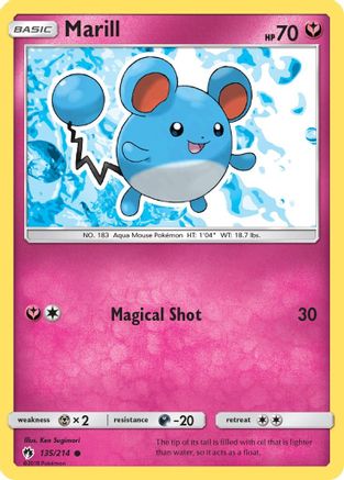 Marill 135/214 SM Lost Thunder - Common
