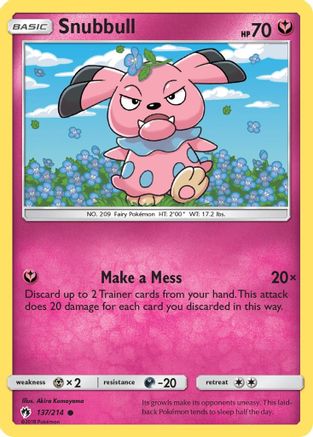 Snubbull 137/214 SM Lost Thunder - Common