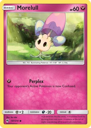 Morelull 147/214 - Reverse Holofoil SM Lost Thunder - Common