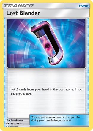 Lost Blender 181/214 - Reverse Holofoil SM Lost Thunder - Uncommon