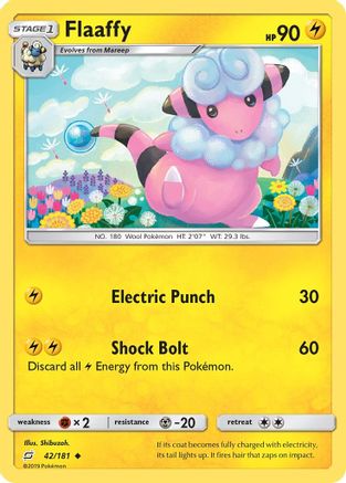 Flaaffy 042/181 - Reverse Holofoil SM Team Up - Uncommon