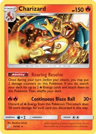 Charizard (SM Team Up) 014/181 - Holofoil Deck Exclusives - Holo Rare