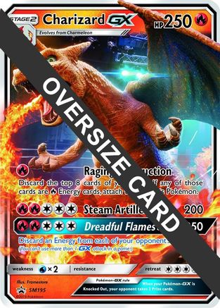 Charizard GX (SM Black Star Promo) SM195 - Holofoil Jumbo Cards - Promo