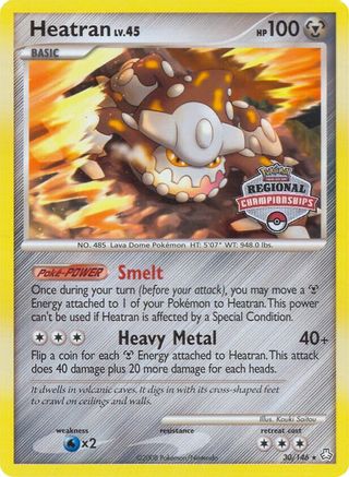 Heatran (Regional Championships) 030/146 League & Championship Cards - Promo
