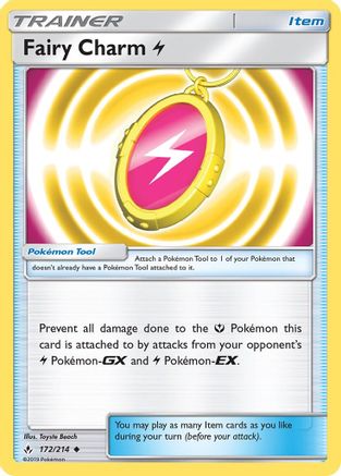 Fairy Charm L 172 - Reverse Holofoil SM Unbroken Bonds - Uncommon