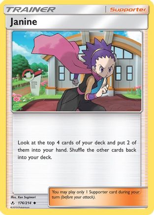 Janine 176/214 SM Unbroken Bonds - Uncommon