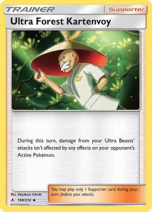 Ultra Forest Kartenvoy 188/214 - Reverse Holofoil SM Unbroken Bonds - Uncommon