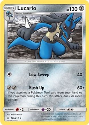 Lucario (SM Unbroken Bonds) 126/214 Deck Exclusives - Rare