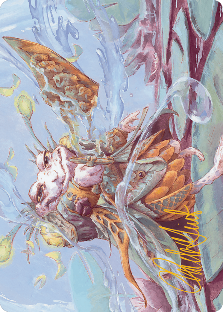 Glarb, Calamity's Augur // Glarb, Calamity's Augur (ABLB-040) - Bloomburrow Art Series (Borderless) Foil