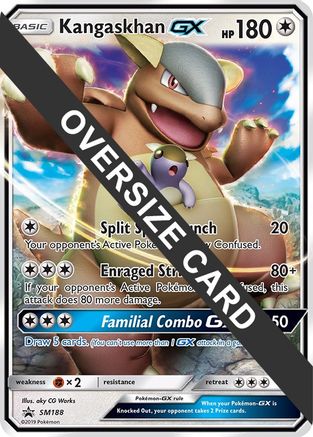 Kangaskhan GX (SM Black Star Promo) SM188 - Holofoil Jumbo Cards - Promo