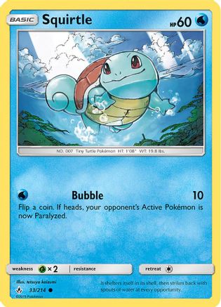 Squirtle (Premium Collection Promo) 033/214 - Holofoil Blister Exclusives - Promo