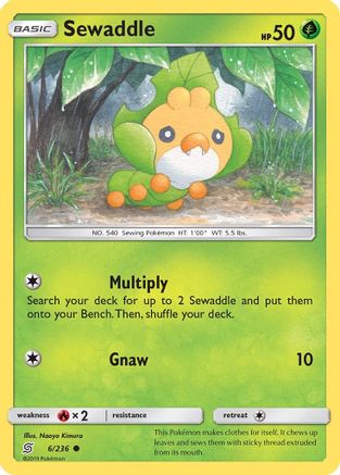 Sewaddle (6) (6) 006/236 SM Unified Minds - Common