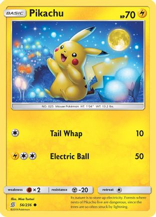 Pikachu (56) (56) 056/236 SM Unified Minds - Common