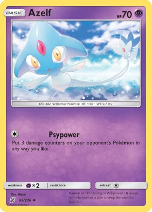 Azelf 085/236 SM Unified Minds - Uncommon