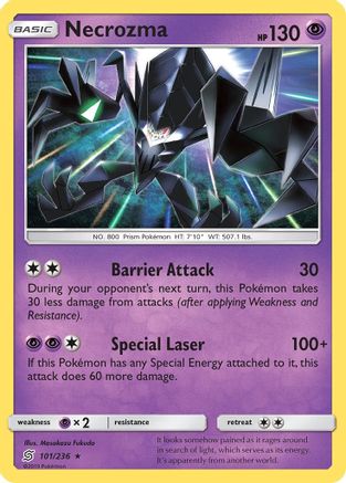 Necrozma 101/236 SM Unified Minds - Rare