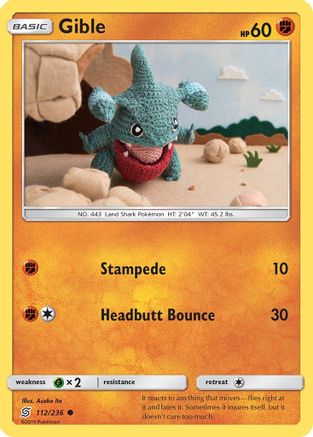 Gible 112/236 SM Unified Minds - Common