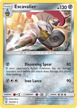 Escavalier 142 SM Unified Minds - Rare