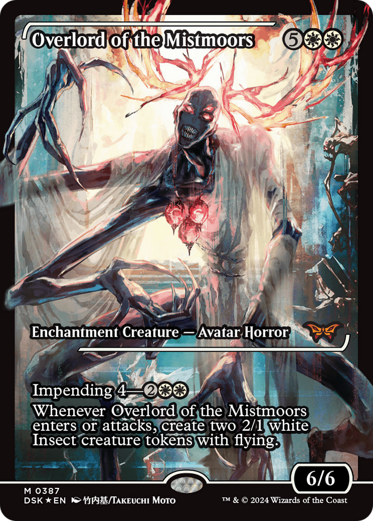 Overlord of the Mistmoors (Showcase) (DSK-387) - Duskmourn: House of Horror: (Showcase) Foil