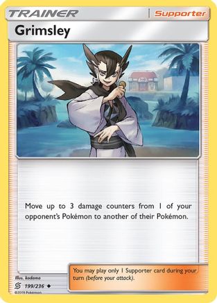 Grimsley 199 - Reverse Holofoil SM Unified Minds - Uncommon