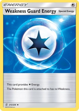 Weakness Guard Energy 213/236 - Reverse Holofoil SM Unified Minds - Uncommon