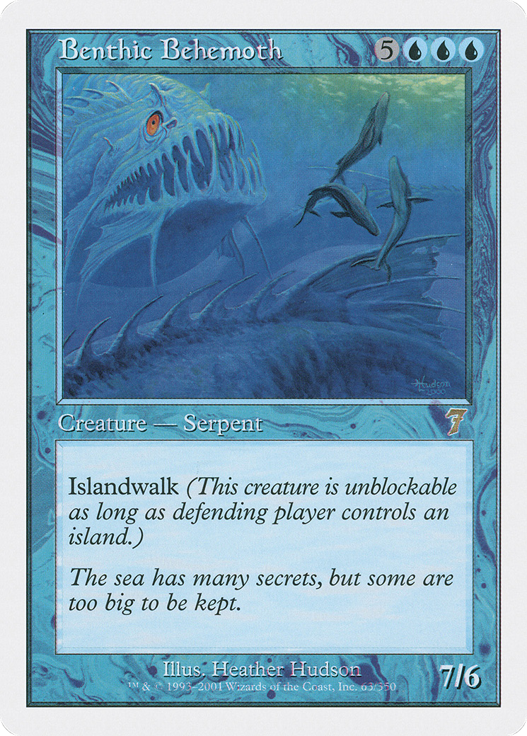 Benthic Behemoth (7ED-63★) - 7th Edition Foil