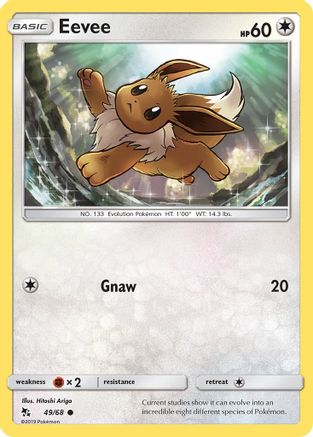 Eevee (49) (49) 049/68 Hidden Fates - Common