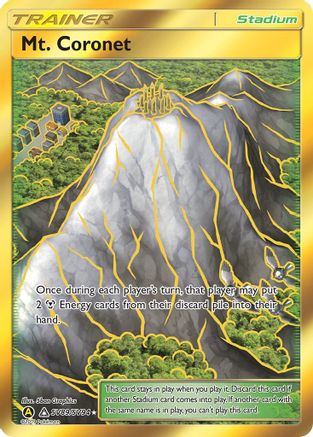 Mt. Coronet SV89 - Holofoil Hidden Fates Shiny Vault - Shiny Holo Rare