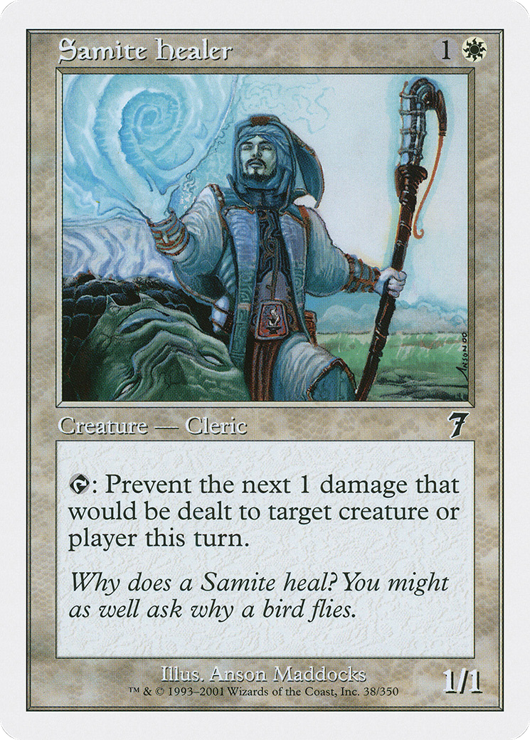 Samite Healer (7ED-38★) - 7th Edition