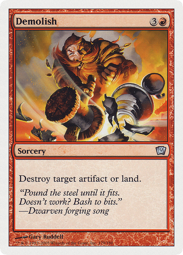 Demolish (9ED-179★) - 9th Edition Foil