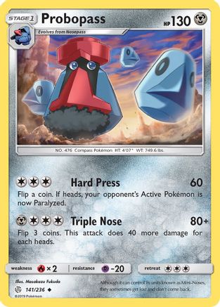 Probopass 141 SM Cosmic Eclipse - Uncommon