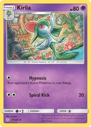 Kirlia 081/236 SM Cosmic Eclipse - Uncommon