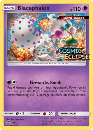 Blacephalon (Prerelease) SM221 - Holofoil SM Promos - Promo