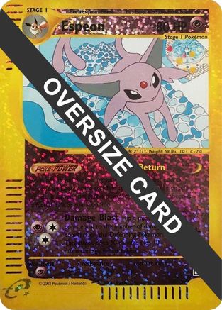 Espeon (Box Topper) 006/12 - Reverse Holofoil Jumbo Cards - Promo