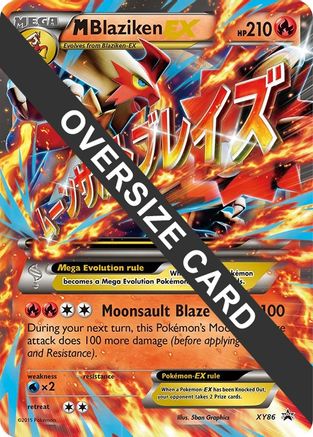 M Blaziken EX XY86 - Holofoil Jumbo Cards - Promo