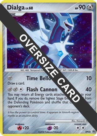Dialga (DP Black Star Promo) DP26 - Holofoil Jumbo Cards - Promo